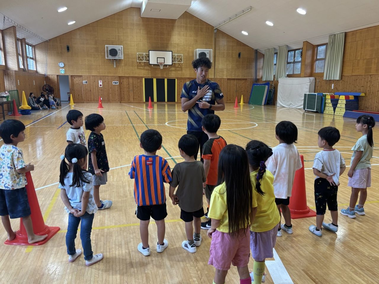子どもたちへの指導